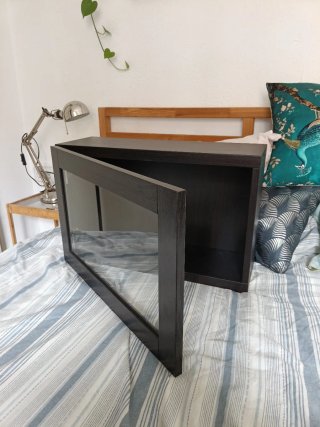 Altillo IKEA BESTÅ Cristal Negro