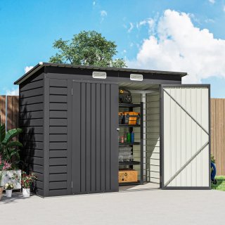 Caseta Jardín Exterior 2,7m² 249x121x183cm