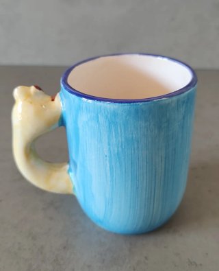 Tazza ceramica giraffa decorata