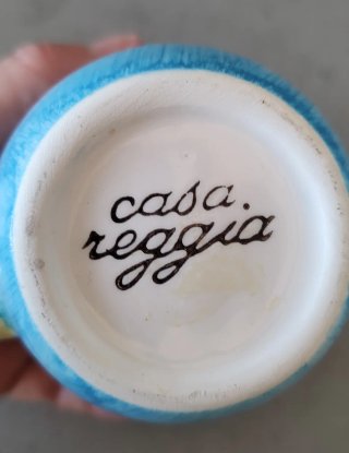 Tazza ceramica giraffa decorata