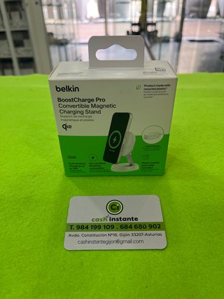 Soporte Carga Belkin BoostCharge Pro Magnético