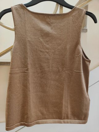 Top Mango Mujer Botones Perla