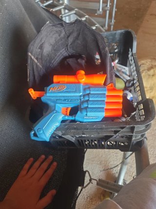 Nerf Prospect - Pistola de Juguete Azul y Naranja
