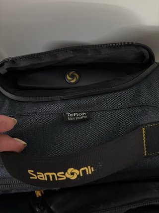 Maletas de cabina Samsonite azul tejano
