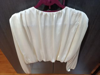 Blusa Zara Beige Talla XL