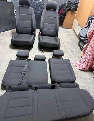 Asientos Golf 5 Tela Delanteros y Traseros