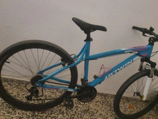 Bicicleta MTB B'TWIN Rockrider Azul