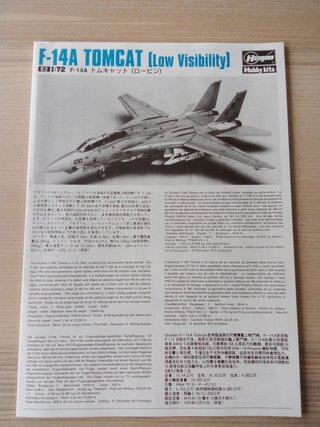 F-14A TOMCAT LOW VISIBILITY MAQUETA 1/72 HASEGAWA