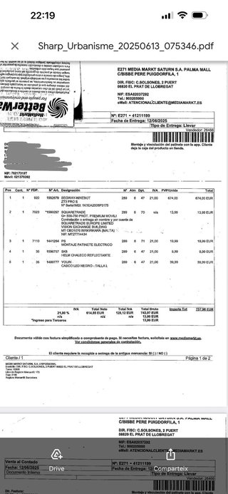 Patinete Eléctrico Segway Ninebot ZT3 PRO E