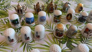 Collezione di ditali dal mondo