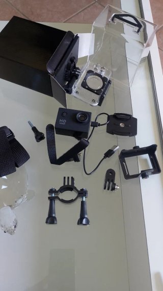 Action Cam 4K Ultra HD 12MP Impermeabile