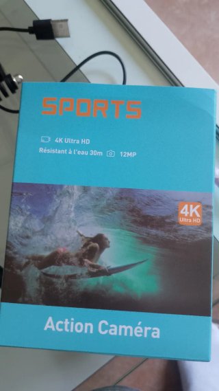 Action Cam 4K Ultra HD 12MP Impermeabile