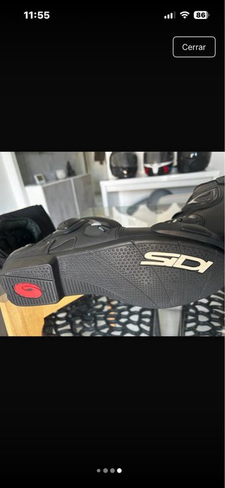 Botas Moto SIDI Deportivas Talla 46/47 Negras