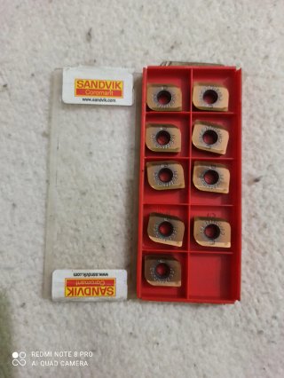 Lote de plaquitas de torno SECO, IZAR, SANDVIK