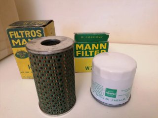 2 Filtros Mann Aceite W712/43 y H7.20