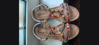 Sandali donna Renda oro multicolor