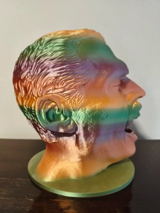 Cabeza Freddy Mercury Impresión 3D