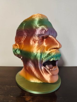 Cabeza Freddy Mercury Impresión 3D