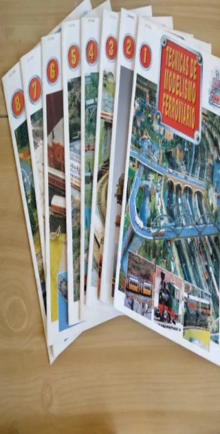 Lote de 8 número de la revista Técnicas modelismo