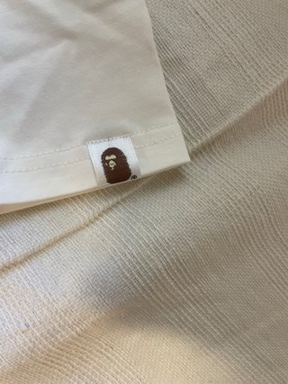 Camiseta BAPE x Burberry Multicolor Blanca