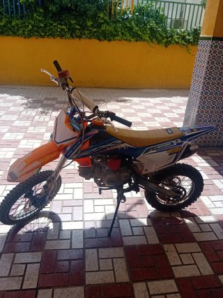 Rebel Master 140cc Motocross Azul/Naranja
