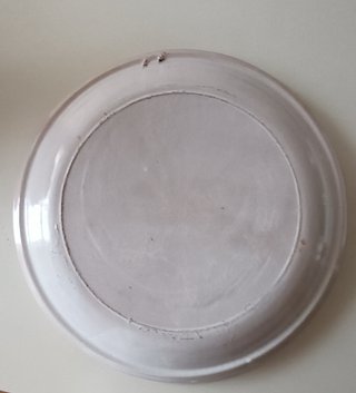 Piatto ceramica artigianale fragole