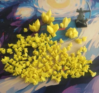Cristales Amarillos para Juegos de Rol