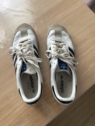 Adidas Samba Talla 45 Beige/Blanco