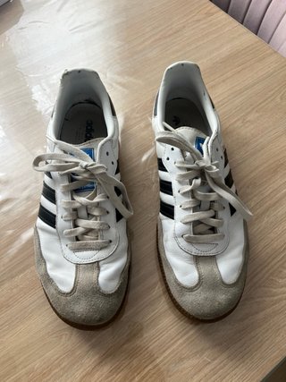 Adidas Samba Talla 45 Beige/Blanco