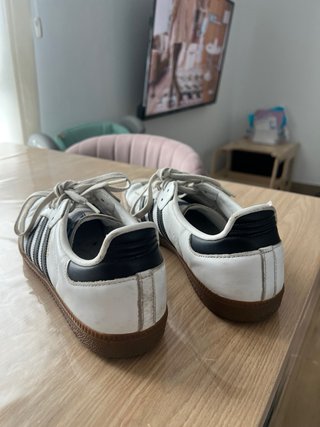 Adidas Samba Talla 45 Beige/Blanco