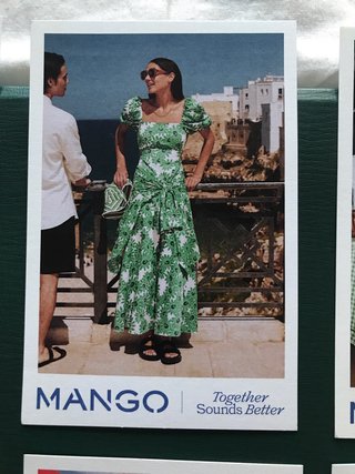 Lote 6 postales publicitarias MANGO