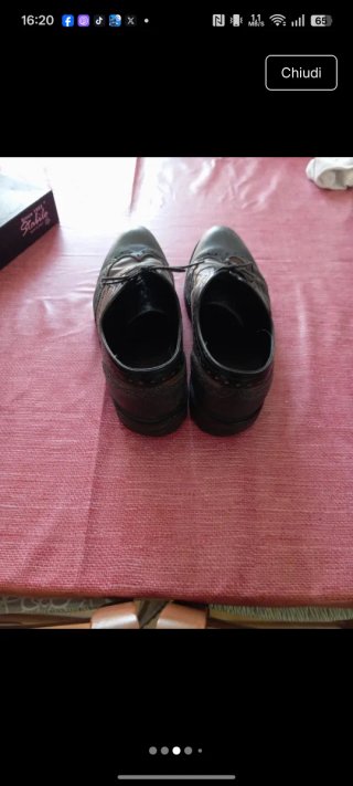 Scarpe Stabilo 43 Pelle Marrone/Nero