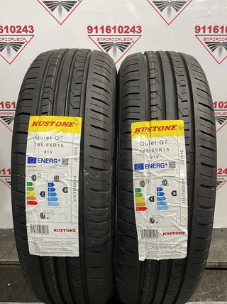 6UD 195 65 15 V KUSTONE RUEDA NUEVA YA MONTADA