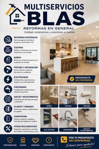 Fontanero y electricista reformas en general