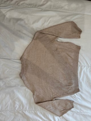 Jersey de punto marrón talla XS