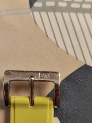 Orologio D&G originale giallo e argento ok100%