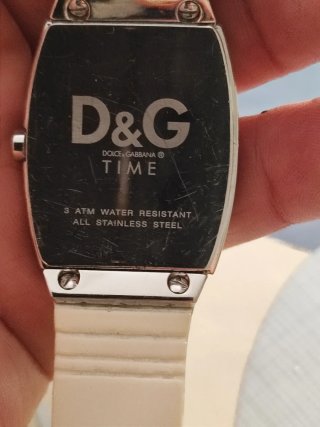 Orologio D&G originale giallo e argento ok100%