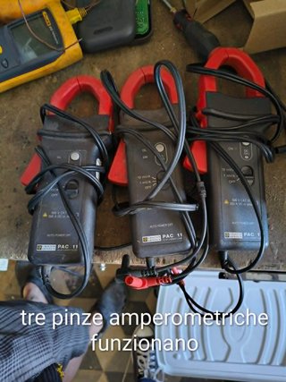 Tre Pinze Amperometriche PAC 11