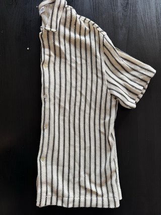 Camiseta BLANCA con rayas Verano Talla M
