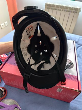 Casco Hípica Fouganza Negro Talla M