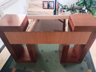 Mueble aparador moderno madera y cristal