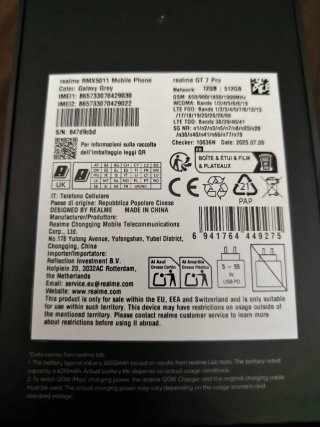 Realme GT7 Pro Gris Oscuro