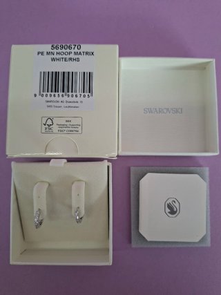 Orecchini Mini Swarovski Matrix Zircon 5690670 ZYQ