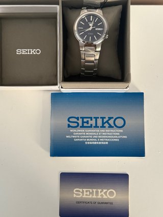 Seiko JDM Automático Azul/Plateado Full Set