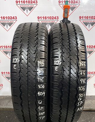-195 75 14C Q HANKOOK RUEDA AL 90% VIDA UTIL
