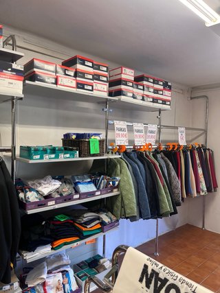 Estructura de barras para tienda/almacén