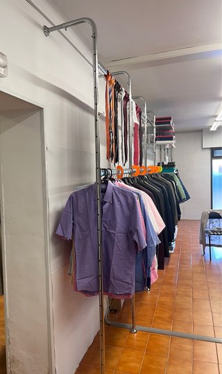 Estructura de barras para tienda/almacén