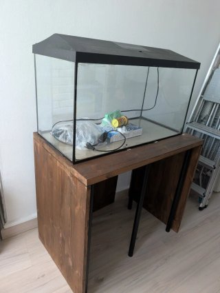 Acuario Pecera Negro Transparente