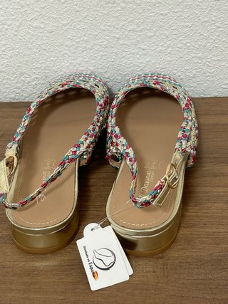 Sandalias Davinia Talla 37 Multicolor Doradas