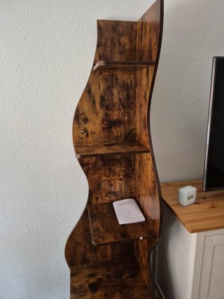 Estantería de esquina madera